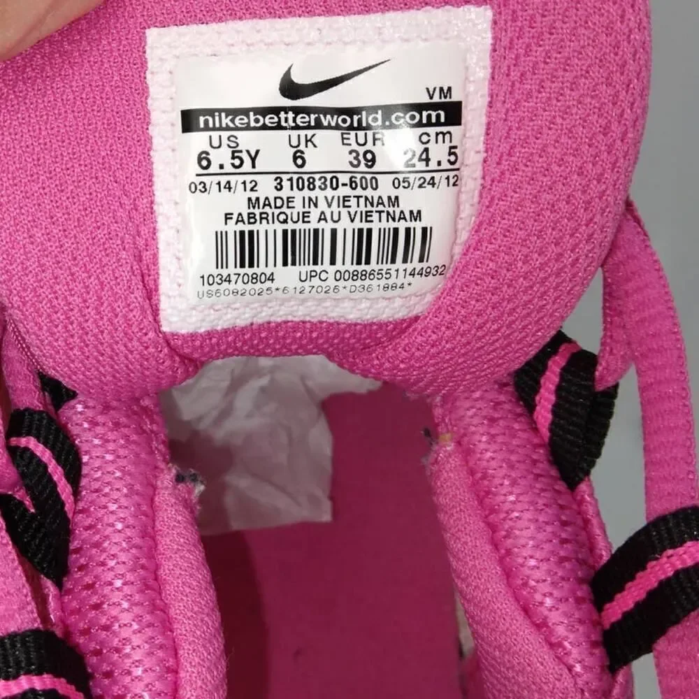 Nike Air Max '95 LE GS Girl's Pre-owned Desert Pink Sneakers - sz. 6 1/2Y